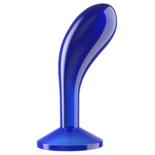 Синяя анальная втулка Flawless Clear Prostate Plug 6.0 - 15 см. - Lovetoy - в Грозном купить с доставкой