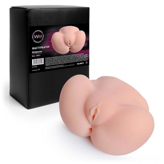 Реалистичный мастурбатор с двумя функциональными отверстиями - Erowoman-Eroman - в Грозном купить с доставкой