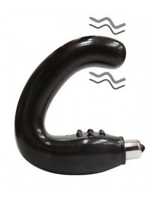 Чёрный массажёр простаты серии Sex Expert - Sex Expert - в Грозном купить с доставкой