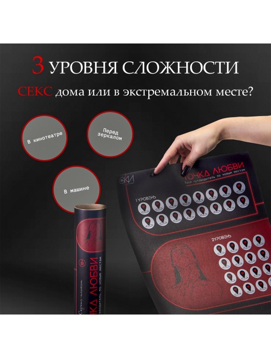 Плакат для двоих  Точка любви  со скретч-слоем - Сима-Ленд - купить с доставкой в Грозном