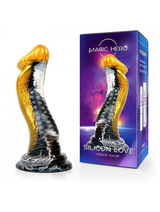 Фантазийный фаллоимитатор-змея на присоске - 22 см. - Bior toys