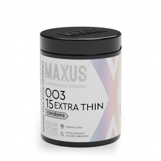 Экстремально тонкие презервативы MAXUS 003 Extra Thin - 15 шт. - Maxus - купить с доставкой в Грозном