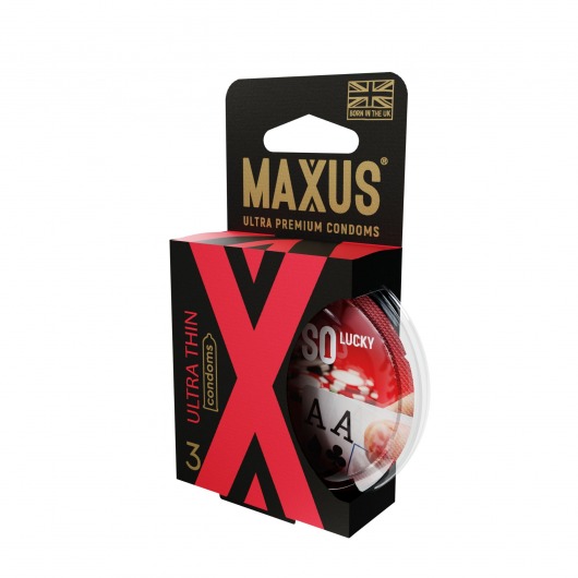 Ультратонкие презервативы MAXUS AIR Ultra Thin - 3 шт. - Maxus - купить с доставкой в Грозном