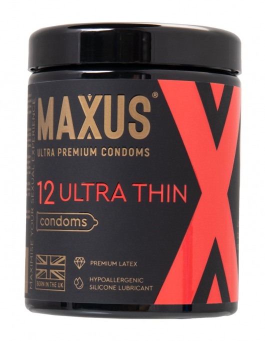 Ультратонкие презервативы MAXUS Ultra Thin - 12 шт. - Maxus - купить с доставкой в Грозном