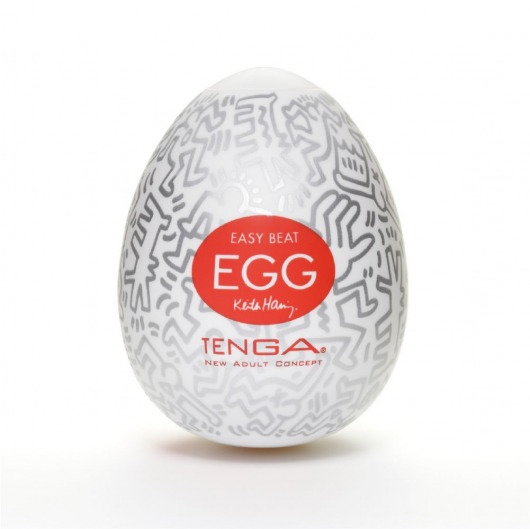 Мастурбатор-яйцо Keith Haring EGG PARTY - Tenga - в Грозном купить с доставкой