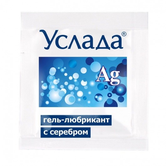 Гель-лубрикант «Услада с серебром» - 3 гр. - Биоритм - купить с доставкой в Грозном