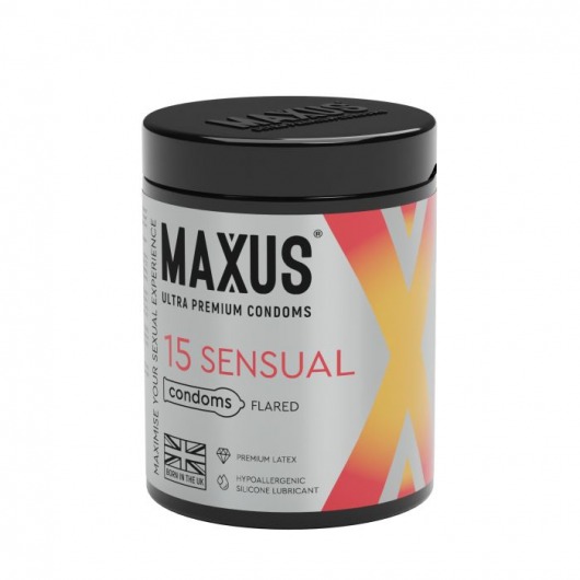 Анатомические презервативы MAXUS Sensual - 15 шт. - Maxus - купить с доставкой в Грозном