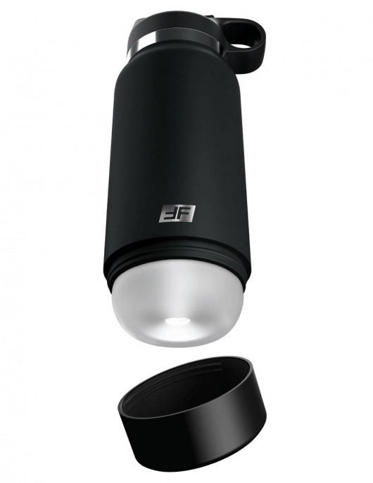 Черный мастурбатор в виде бутылки Fap Flask - Pipedream - в Грозном купить с доставкой