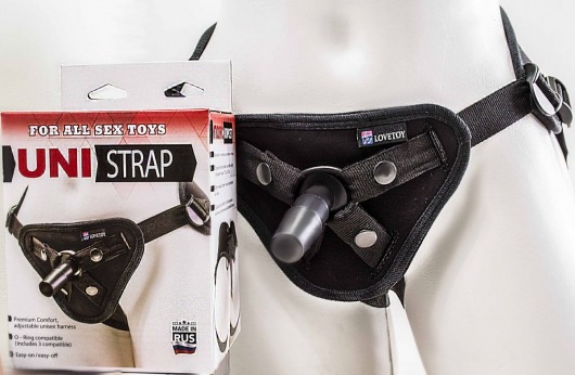 Универсальные трусики Harness UNI strap с корсетом - LOVETOY (А-Полимер) - купить с доставкой в Грозном