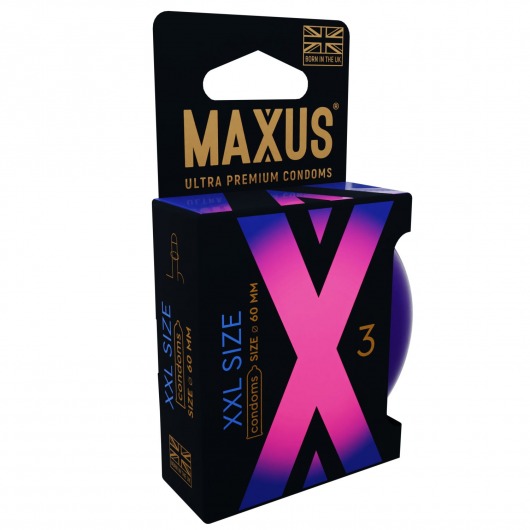 Презервативы Maxus XXL увеличенного размера - 3 шт. - Maxus - купить с доставкой в Грозном