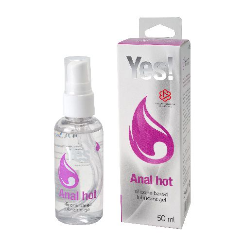 Согревающая силиконовая гель-смазка Yes Anal hot - 50 мл. - Sitabella - купить с доставкой в Грозном