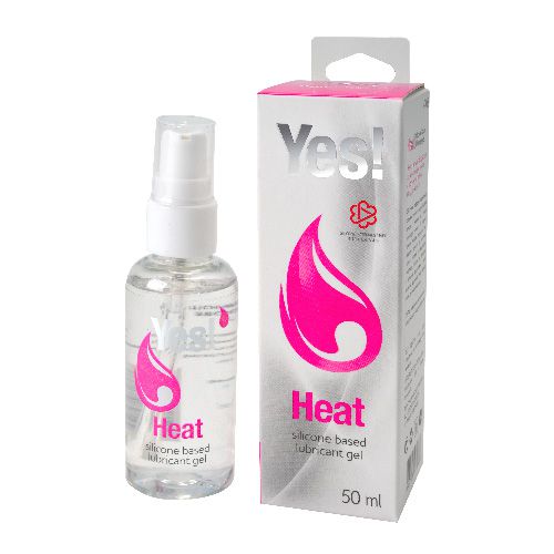 Возбуждающая силиконовая вагинальная смазка Yes Heat - 50 мл. - Sitabella - купить с доставкой в Грозном