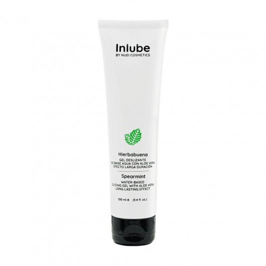 Водный лубрикант Nuei Inlube с алоэ вера и ароматом мяты - 100 мл. - Nuei cosmetics - купить с доставкой в Грозном