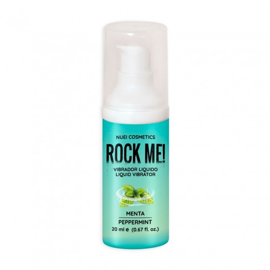 Жидкий вибратор Nuei Rock Me! с ароматом мяты - 20 мл. - Nuei cosmetics - купить с доставкой в Грозном