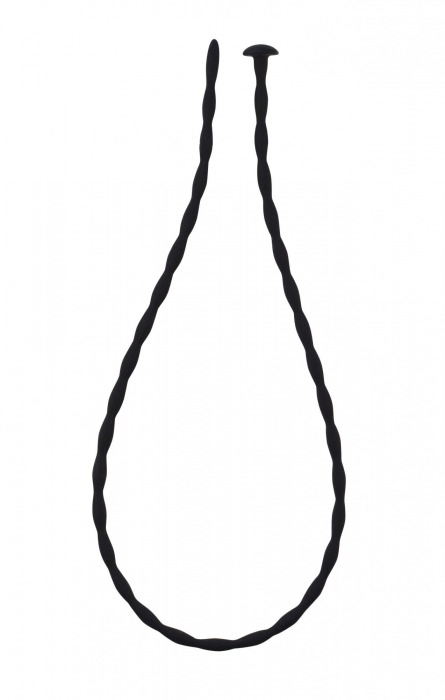 Черный уретральный массажер Glide Medium - 30 см. - Lola Games - купить с доставкой в Грозном