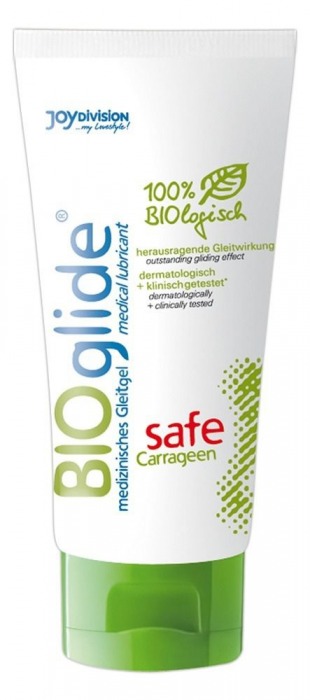 Гель-лубрикант на водной основе BIOglide safe Carrageen - 100 мл. - Joy Division - купить с доставкой в Грозном