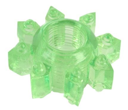 Зеленое эрекционное кольцо-звезда - Toyfa Basic - в Грозном купить с доставкой