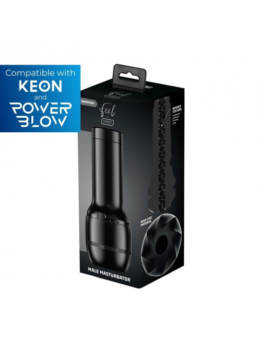 Черный мастурбатор FeelSensation Stroker - Kiiroo - в Грозном купить с доставкой