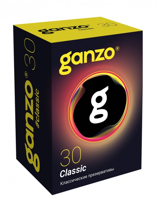 Классические презервативы с обильной смазкой Ganzo Classic - 30 шт. - Ganzo - купить с доставкой в Грозном