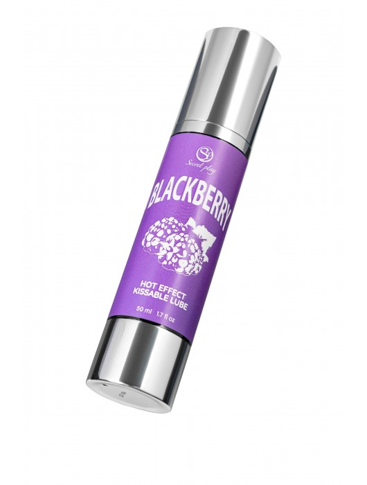 Массажное масло 2-в-1 Blackberry Hot Effect с разогревающим эффектом и вкусом ежевики - 50 мл. - Secret Play - купить с доставкой в Грозном