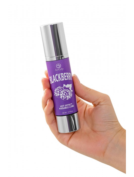 Массажное масло 2-в-1 Blackberry Hot Effect с разогревающим эффектом и вкусом ежевики - 50 мл. - Secret Play - купить с доставкой в Грозном