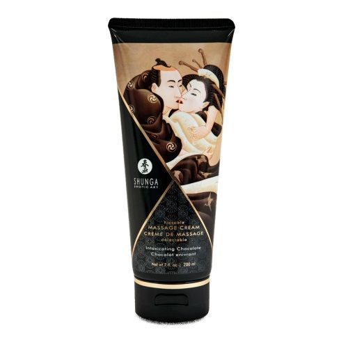 Массажный крем для тела с ароматом шоколада Intoxicating Chocolate - 200 мл. - Shunga - купить с доставкой в Грозном