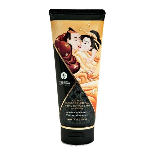 Массажный крем для тела с ароматом миндаля Almond Sweetness - 200 мл. - Shunga - купить с доставкой в Грозном