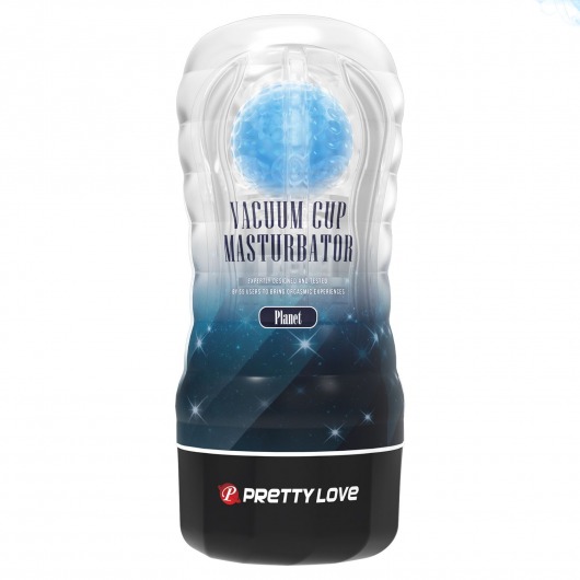 Прозрачный текстурированный мастурбатор Vacuum Cup Masturbator Planet - Baile - в Грозном купить с доставкой