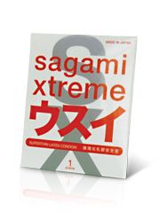 Ультратонкий презерватив Sagami Xtreme SUPERTHIN - 1 шт. - Sagami - купить с доставкой в Грозном