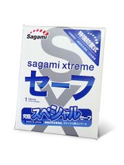 Презерватив Sagami Xtreme Ultrasafe с двойным количеством смазки - 1 шт. - Sagami - купить с доставкой в Грозном