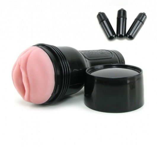 Мастурбатор-вагина Fleshlight - Vibro Pink Lady Touch с вибрацией - Fleshlight - в Грозном купить с доставкой