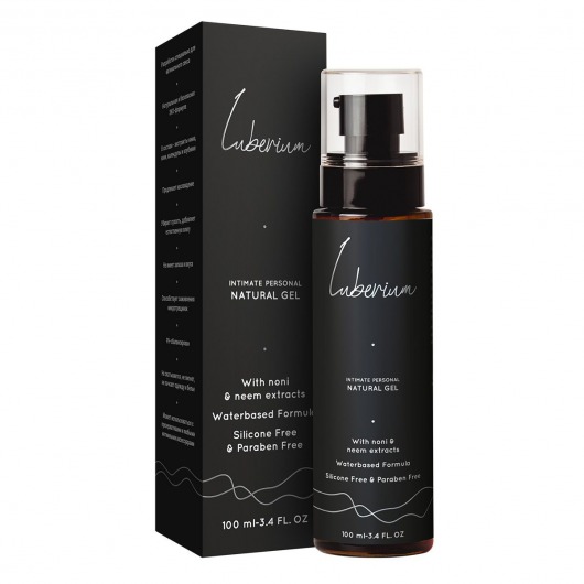 Интимный гель на водной основе с экстрактами нони и нима Luberium Natural Gel - 100 мл. - Luberium - купить с доставкой в Грозном