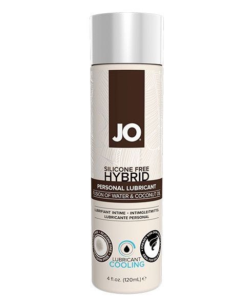 Водно-масляный лубрикант с охлаждающим эффектом JO Silicon free Hybrid Lubricant COOLING - 120 мл. - System JO - купить с доставкой в Грозном