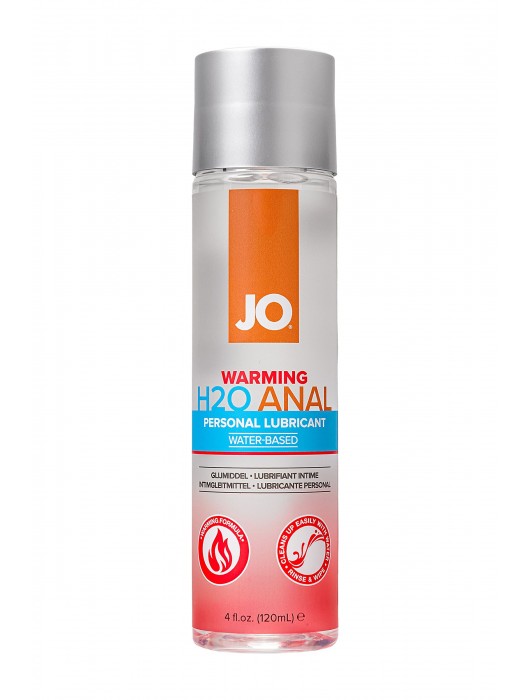 Анальный согревающий лубрикант на водной основе JO Anal H2O Warming - 120 мл. - System JO - купить с доставкой в Грозном