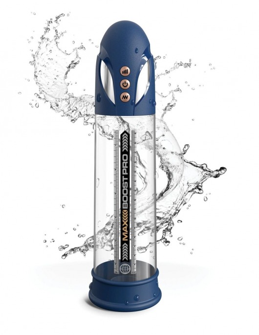 Синяя вакуумная автоматическая помпа Max Boost Pro Flow - Pipedream - в Грозном купить с доставкой
