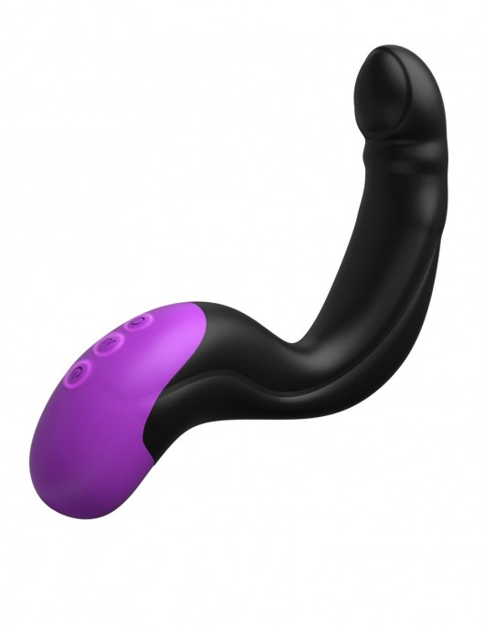 Черно-фиолетовый вибромассажёр простаты Hyper-Pulse P-Spot Massager - Pipedream - в Грозном купить с доставкой