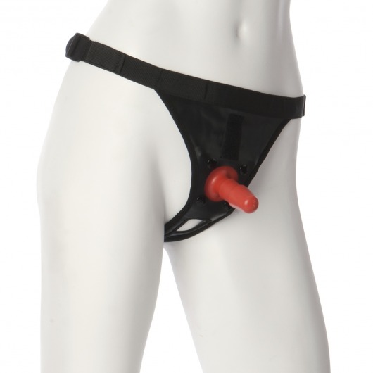 Трусики со штырьком для фиксации насадок Ultra Harness with Plug - Doc Johnson - купить с доставкой в Грозном