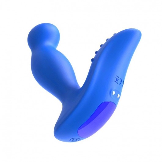 Синий вибромассажер простаты 3,5’’ P-spot Massager - 12,5 см. - Erokay - в Грозном купить с доставкой
