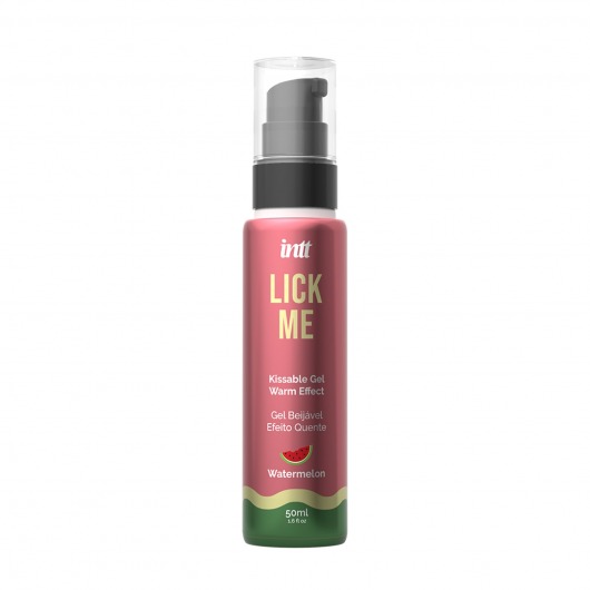 Гель Lick Me с согревающим эффектом и ароматом арбуза - 50 мл. - INTT - купить с доставкой в Грозном