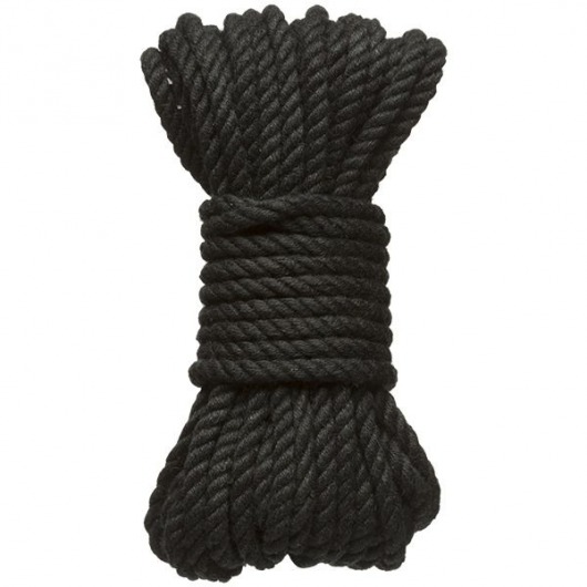 Черная верёвка для связывания и фиксации Bind Tie - 9,14 м. - Doc Johnson - купить с доставкой в Грозном