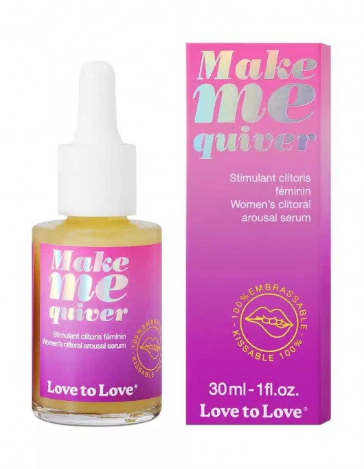 Возбуждающие капли для клитора Make Me Quiver - 30 мл. - Love to Love - купить с доставкой в Грозном