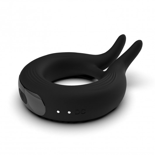 Черное эрекционное кольцо Marry Me Rechargeable Vibrating Cockring - Adrien Lastic - в Грозном купить с доставкой