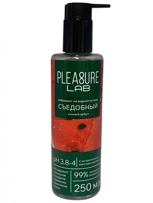 Лубрикант на водной основе Pleasure Lab с ароматом арбуза - 250 мл. - Pleasure Lab - купить с доставкой в Грозном
