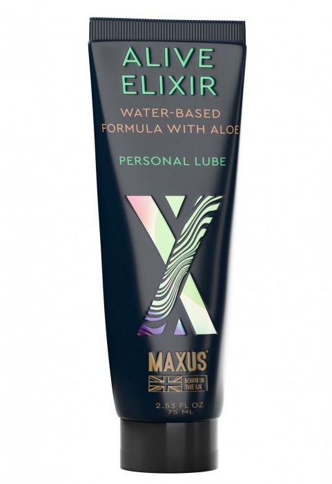 Интимный гель на водной основе MAXUS Alive Elixir - 75 мл. - Maxus - купить с доставкой в Грозном