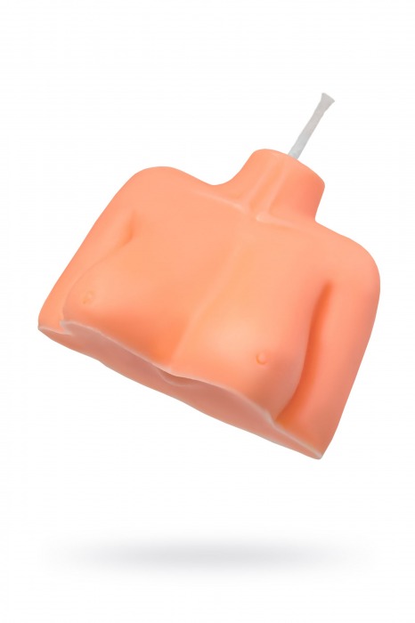 Оранжевая сувенирная свеча «Женский силуэт» - Pecado - купить с доставкой в Грозном