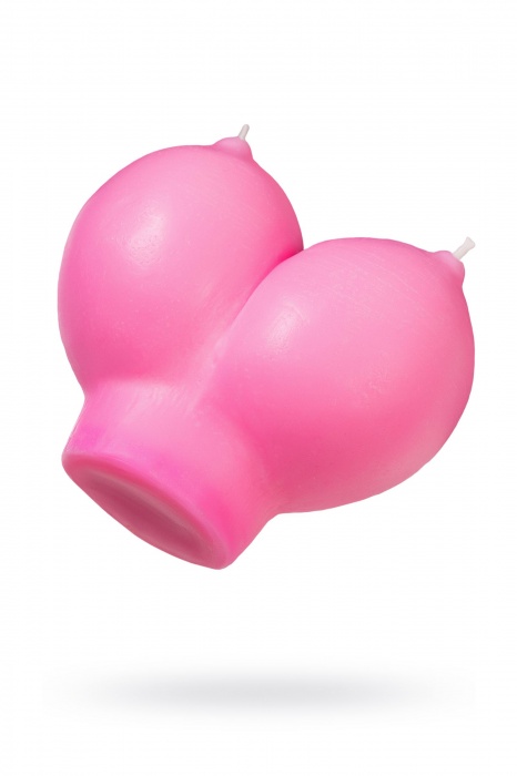 Розовая свеча «Сиськи» - 150 гр. - Pecado - купить с доставкой в Грозном