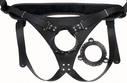 Пояс Hard Brutal для больших насадок - LOVETOY (А-Полимер) - купить с доставкой в Грозном