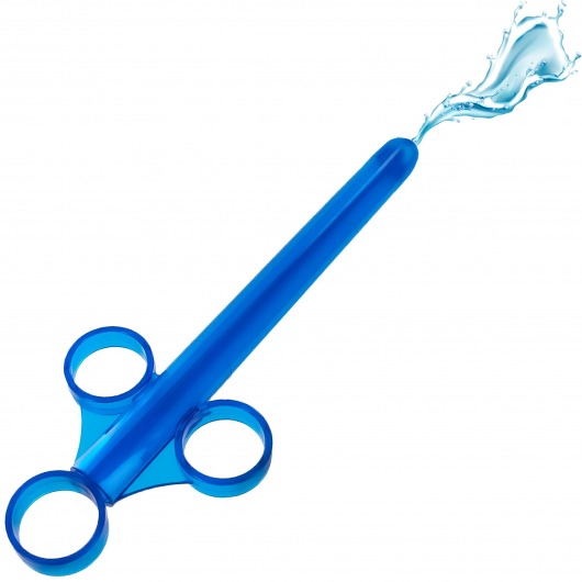 Синий шприц для введения лубриканта XL Lubricant Launcher - XR Brands - купить с доставкой в Грозном