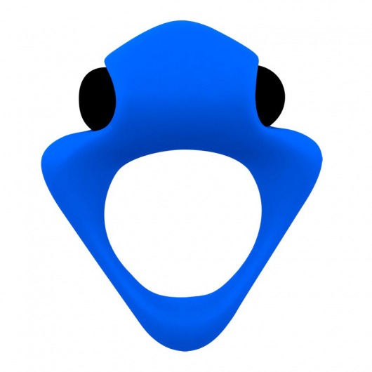 Синее эрекционное кольцо Wooomy Tribeс с вибрацией - Adrien Lastic - в Грозном купить с доставкой