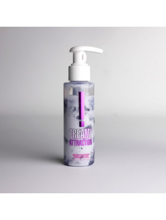 Увлажняющий крем-гель для тела с ароматом ежевики Creamy Attraction Blackberry - 100 мл. - INTT - купить с доставкой в Грозном